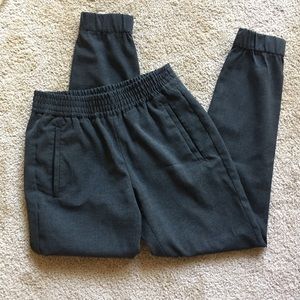 Banana Republic Dressy Gray Joggers Sz Petite 00